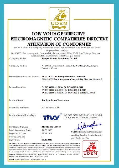 CE-dry type transformer